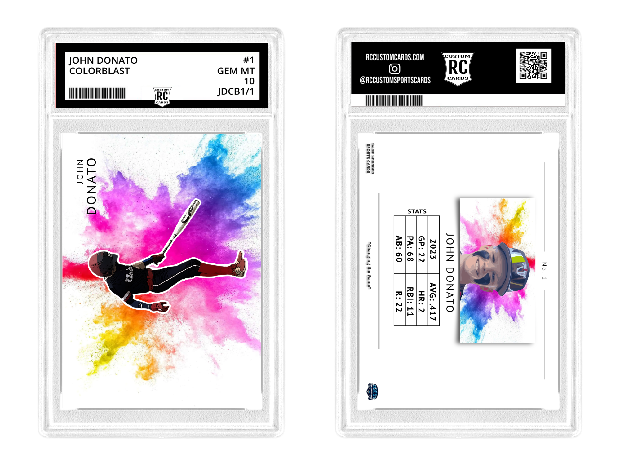 Grade R Card Design Custom Graded Card – RC Custom Sports Cards