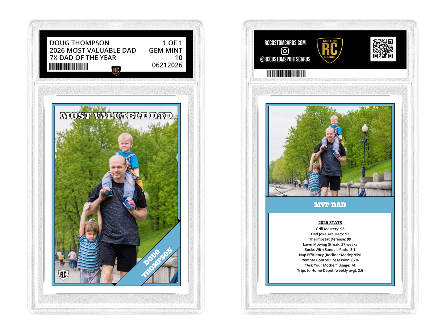 Father's Day Graded Card (Quick Buy) – RC Custom Cards
