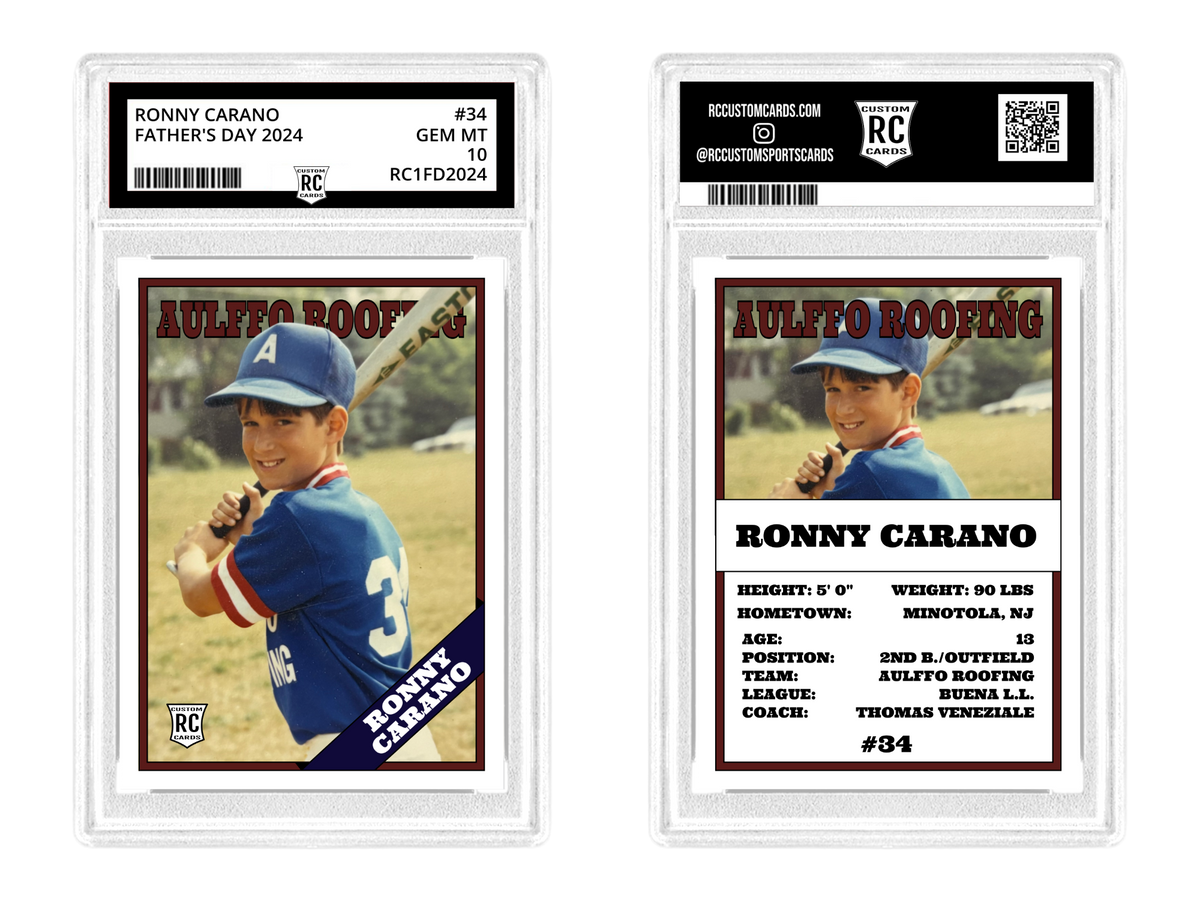 Grade R Card Design Custom Graded Card – RC Custom Sports Cards